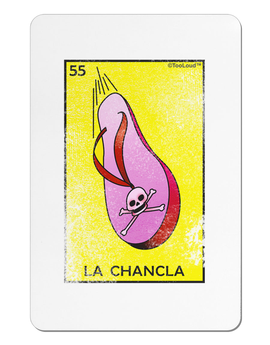 La Chancla Loteria Distressed Aluminum Magnet by TooLoud-TooLoud-White-Davson Sales