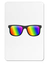 Pride Rainbow Lenses Aluminum Magnet by TooLoud-TooLoud-White-Davson Sales