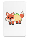 Cute Taco Fox Aluminum Magnet-TooLoud-White-Davson Sales