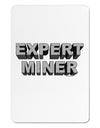 Expert Miner Aluminum Magnet-TooLoud-White-Davson Sales