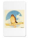 Red-tailed Hawk Aluminum Magnet-TooLoud-White-Davson Sales