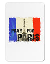 Pray For Paris Watercolor Aluminum Magnet-TooLoud-White-Davson Sales