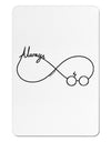 Always Infinity Symbol Aluminum Magnet-TooLoud-White-Davson Sales