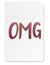 OMG Aluminum Magnet by TooLoud-TooLoud-White-Davson Sales