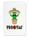 Fiesta Cactus Text Aluminum Magnet by TooLoud-TooLoud-White-Davson Sales