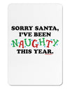 I've Been Naughty This Year Aluminum Magnet-TooLoud-White-Davson Sales