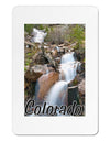 Colorado Waterfall Scene Text Aluminum Magnet-TooLoud-White-Davson Sales