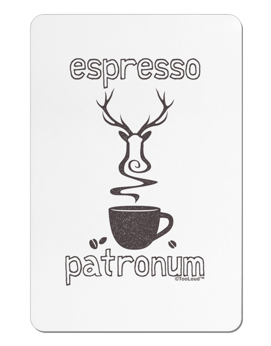 Espresso Patronum Aluminum Magnet-TooLoud-White-Davson Sales