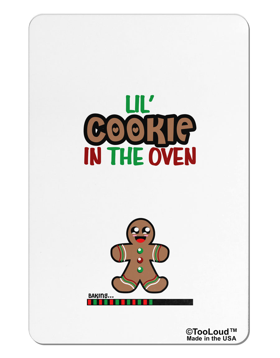 Lil Cookie In The Oven - Maternity AOP Aluminum Magnet All Over Print-TooLoud-White-Davson Sales