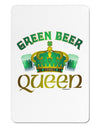 Green Beer Queen Aluminum Magnet-TooLoud-White-Davson Sales