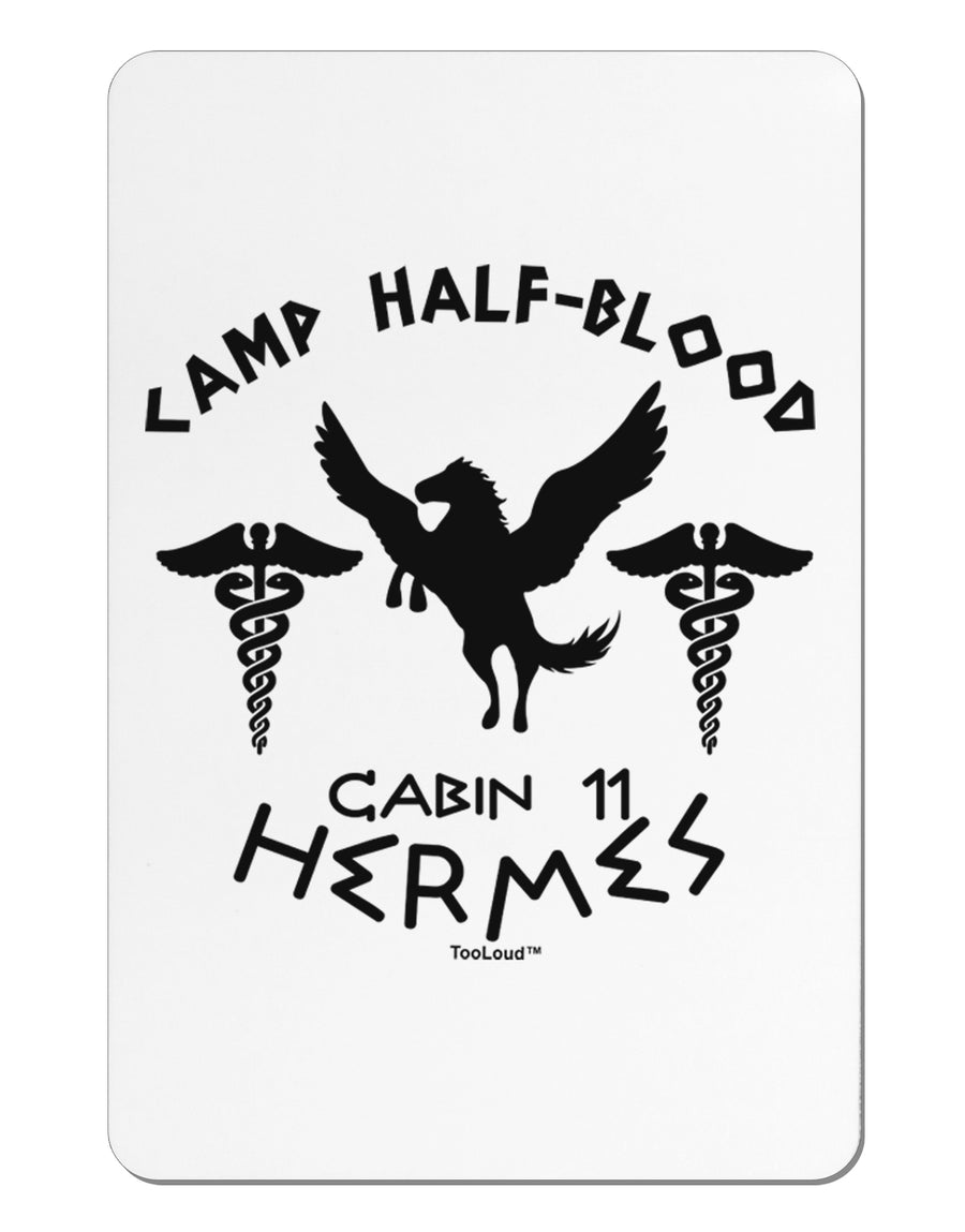 Camp Half Blood Cabin 11 Hermes Aluminum Magnet by TooLoud-TooLoud-White-Davson Sales