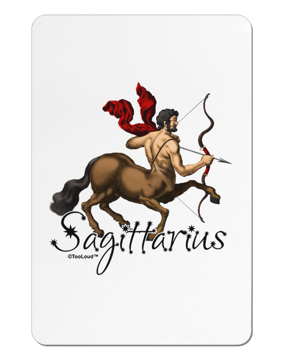 Sagittarius Color Illustration Aluminum Magnet-TooLoud-White-Davson Sales