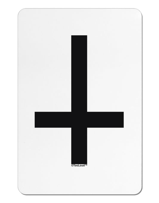 Inverted Cross Aluminum Magnet-TooLoud-White-Davson Sales