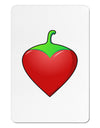 Chili Pepper Heart Aluminum Magnet-TooLoud-White-Davson Sales