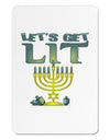 Let's Get Lit Menorah Aluminum Magnet-TooLoud-White-Davson Sales