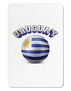 Soccer Ball Flag - Uruguay Aluminum Magnet-TooLoud-White-Davson Sales