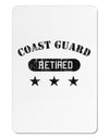 Retired Coast Guard Aluminum Magnet by TooLoud-TooLoud-White-Davson Sales