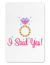 I Said Yes - Diamond Ring - Color Aluminum Magnet-TooLoud-White-Davson Sales