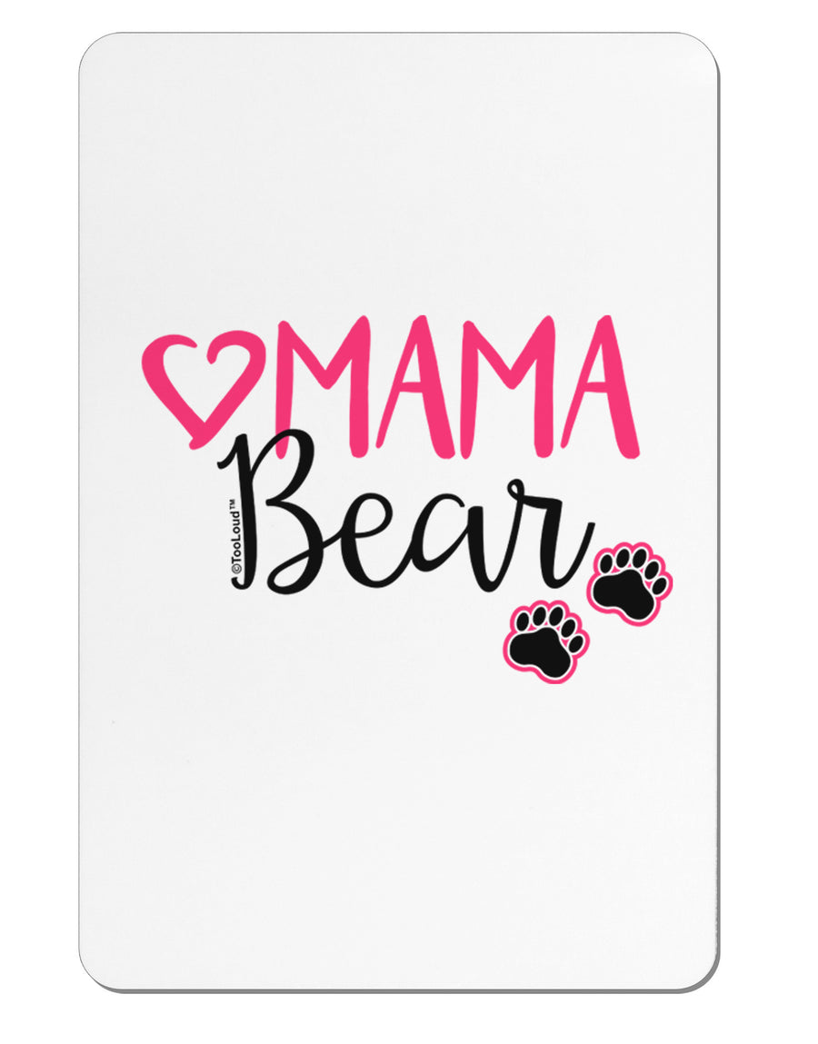 Mama Bear Paws Aluminum Magnet-TooLoud-White-Davson Sales