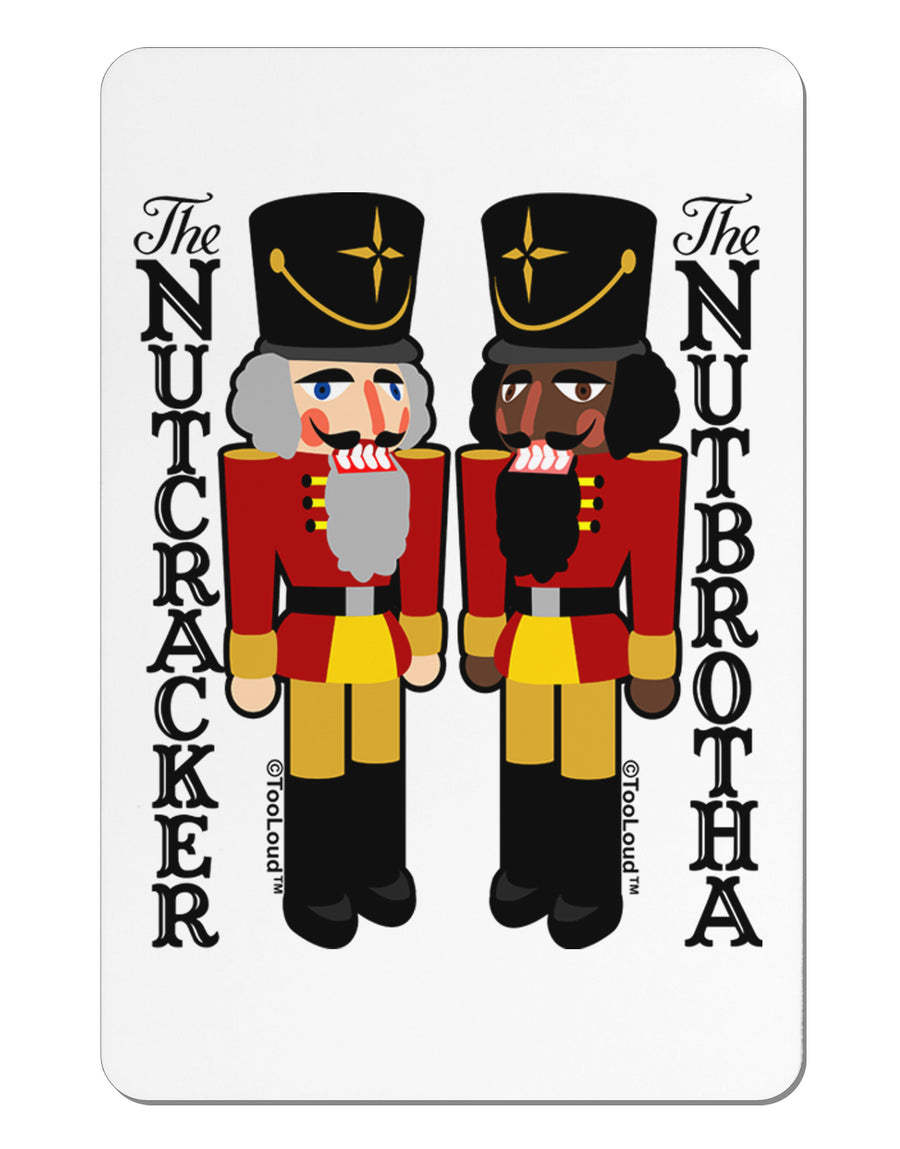 The Nutcracker and Nutbrotha Aluminum Magnet by TooLoud-TooLoud-White-Davson Sales