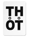 THOT Too Hot Aluminum Magnet-TooLoud-White-Davson Sales