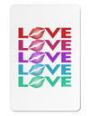 Colorful Love Kisses Aluminum Magnet-TooLoud-White-Davson Sales