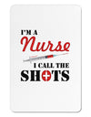 Nurse - Call The Shots Aluminum Magnet-TooLoud-White-Davson Sales