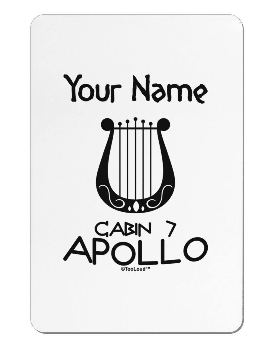 Personalized Cabin 7 Apollo Aluminum Magnet-TooLoud-White-Davson Sales