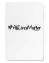 Hashtag AllLivesMatter Aluminum Magnet-TooLoud-White-Davson Sales