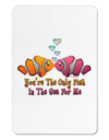 Kissy Clownfish Only Fish In The Sea Aluminum Magnet-TooLoud-White-Davson Sales