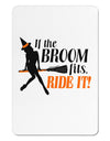 Ride It Orange Aluminum Magnet-TooLoud-White-Davson Sales