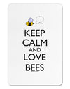 Keep Calm and Love Bees Color Aluminum Magnet-TooLoud-White-Davson Sales