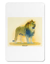 Lion Watercolor 1 Aluminum Magnet-TooLoud-White-Davson Sales