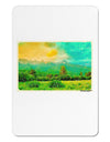 Mountain Sunset Watercolor Aluminum Magnet-TooLoud-White-Davson Sales