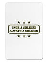 Always A Soldier Aluminum Magnet-TooLoud-White-Davson Sales