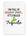 Holiday Spirit - Tequila Aluminum Magnet-TooLoud-White-Davson Sales