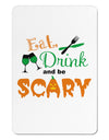 Eat Drink Scary Green Aluminum Magnet-TooLoud-White-Davson Sales