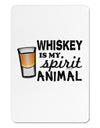 TooLoud Whiskey Is My Spirit Animal Aluminum Magnet-TooLoud-White-Davson Sales