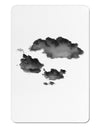 Inverted Puffy Clouds Aluminum Magnet-TooLoud-White-Davson Sales