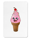 Cute Ice Cream Cone Aluminum Magnet-TooLoud-White-Davson Sales