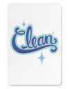 Clean Text Aluminum Magnet-TooLoud-White-Davson Sales