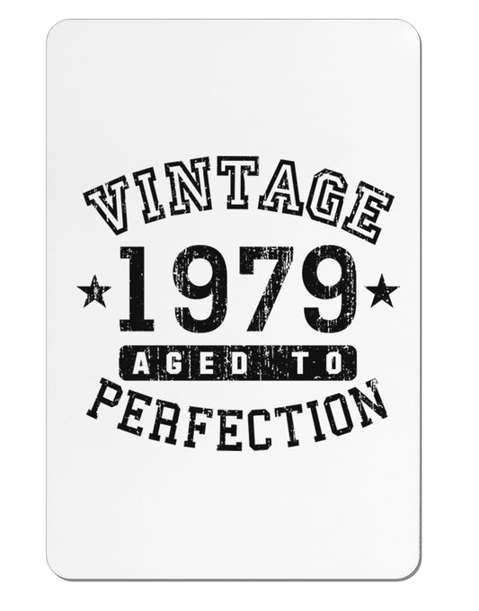 40th Birthday Vintage Birth Year 1979 Aluminum Magnet by TooLoud-TooLoud-White-Davson Sales