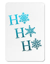 Ho Ho Ho Snowflakes Aluminum Magnet-TooLoud-White-Davson Sales