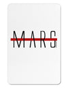 Planet Mars Text Only Aluminum Magnet-TooLoud-White-Davson Sales