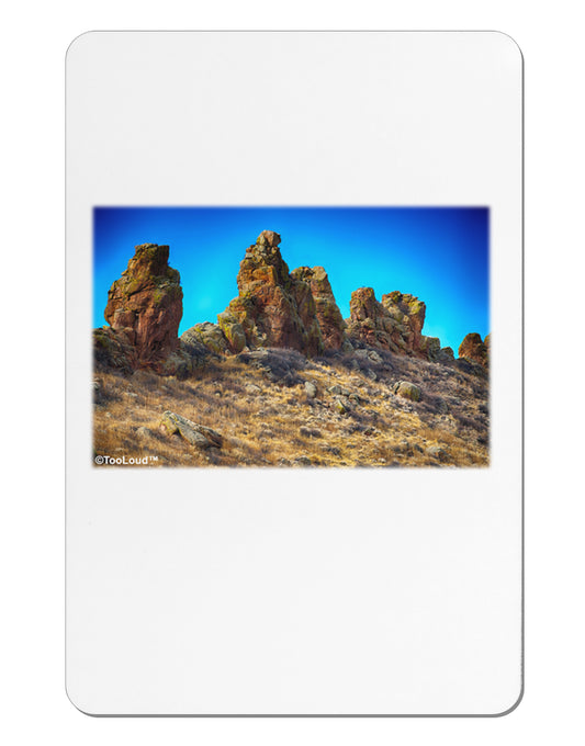 Crags in Colorado Aluminum Magnet by TooLoud-TooLoud-White-Davson Sales