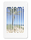 Miami Beach View Mirage Aluminum Magnet-TooLoud-White-Davson Sales