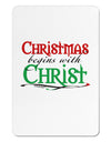 Begins With Christ Text Aluminum Magnet-TooLoud-White-Davson Sales