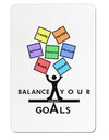 Balance Your Goals Aluminum Magnet-TooLoud-White-Davson Sales