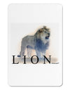 Lion Watercolor B Text Aluminum Magnet-TooLoud-White-Davson Sales