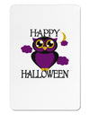 Owl Purple Text Aluminum Magnet-TooLoud-White-Davson Sales